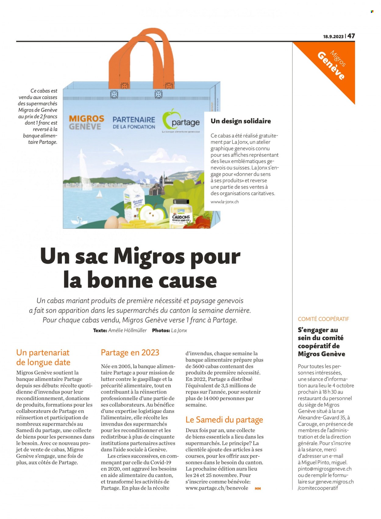 Volantino Migros - 18.9.2023 - 24.9.2023. Pagina 47