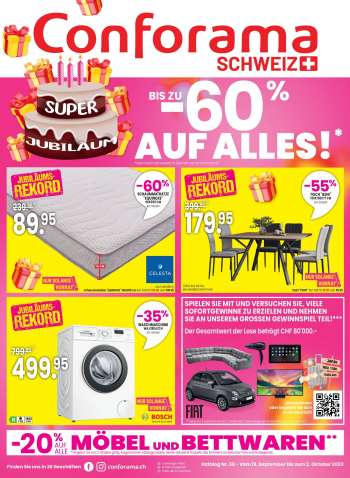 Catalogue Conforama - 19.9.2023 - 2.10.2023.