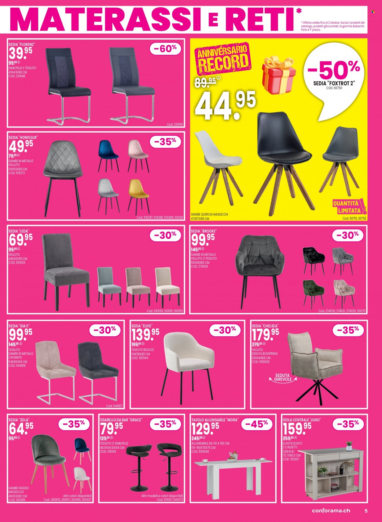 Volantino Conforama - 19.9.2023 - 2.10.2023. Pagina 5