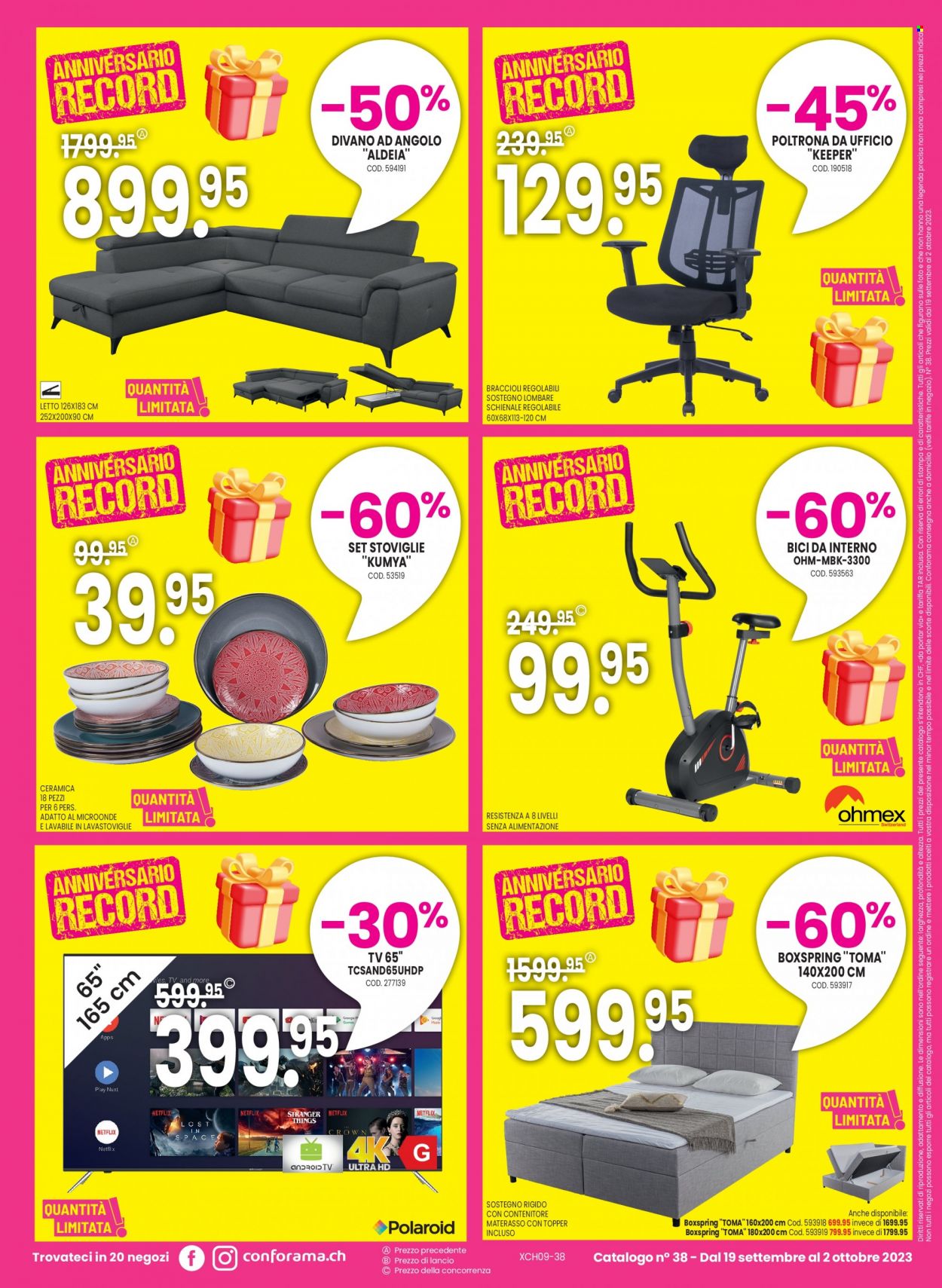 Volantino Conforama - 19.9.2023 - 2.10.2023. Pagina 16
