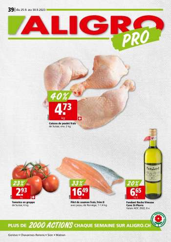 Prospekte ALIGRO - 25.9.2023 - 30.9.2023.