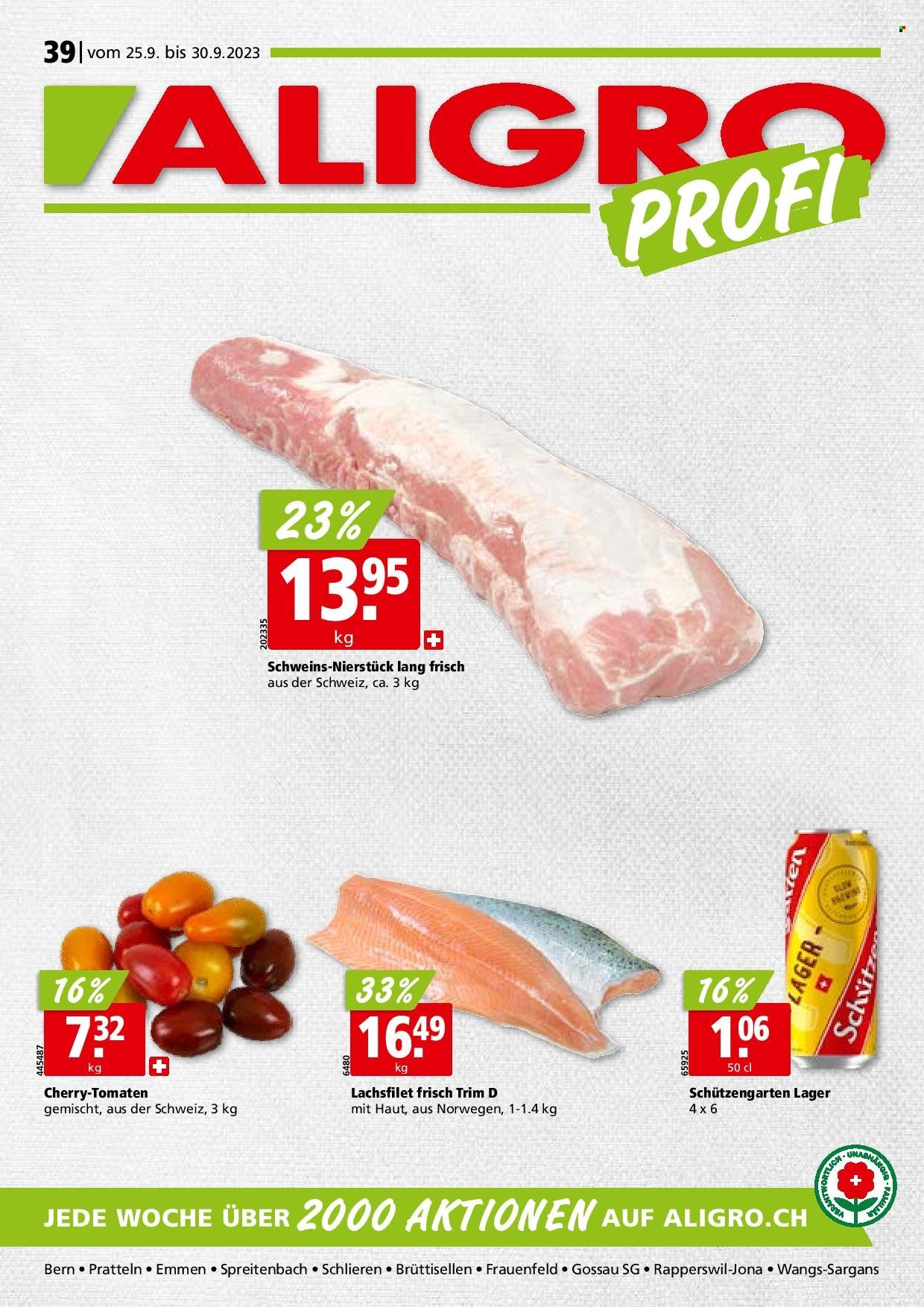 Volantino ALIGRO - 25.9.2023 - 30.9.2023. Pagina 1