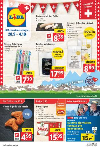 Volantino Lidl - 28.9.2023 - 4.10.2023.