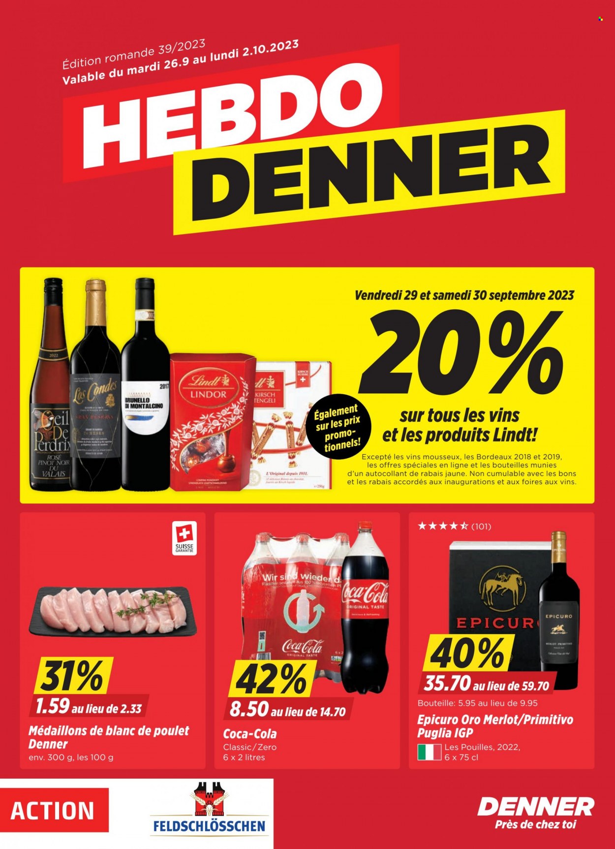 Volantino Denner - 26.9.2023 - 2.10.2023. Pagina 1