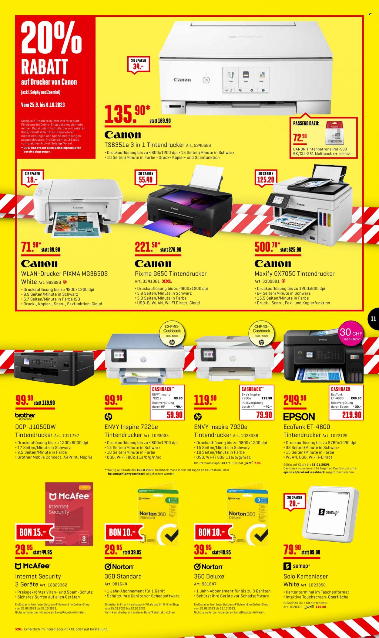 Volantino Interdiscount - 25.9.2023 - 8.10.2023. Pagina 11