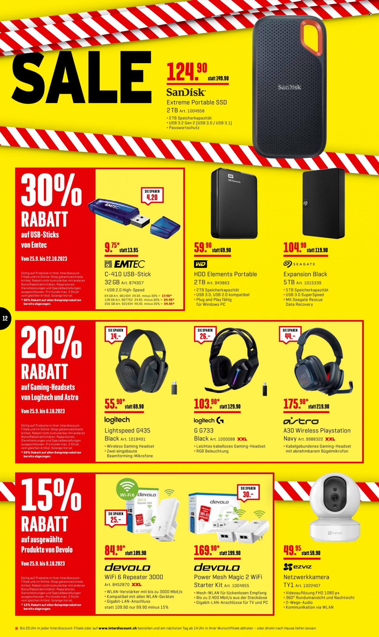 Volantino Interdiscount - 25.9.2023 - 8.10.2023. Pagina 12