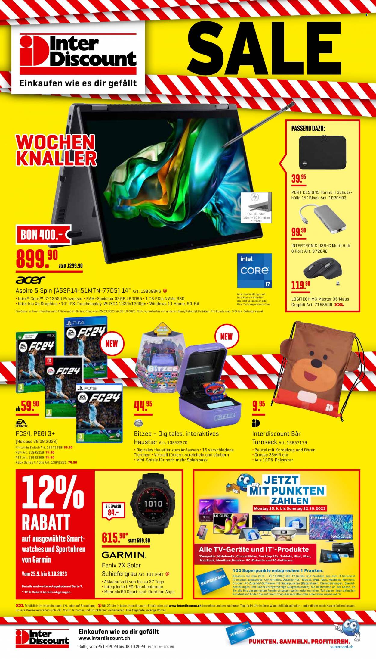Volantino Interdiscount - 25.9.2023 - 8.10.2023. Pagina 20