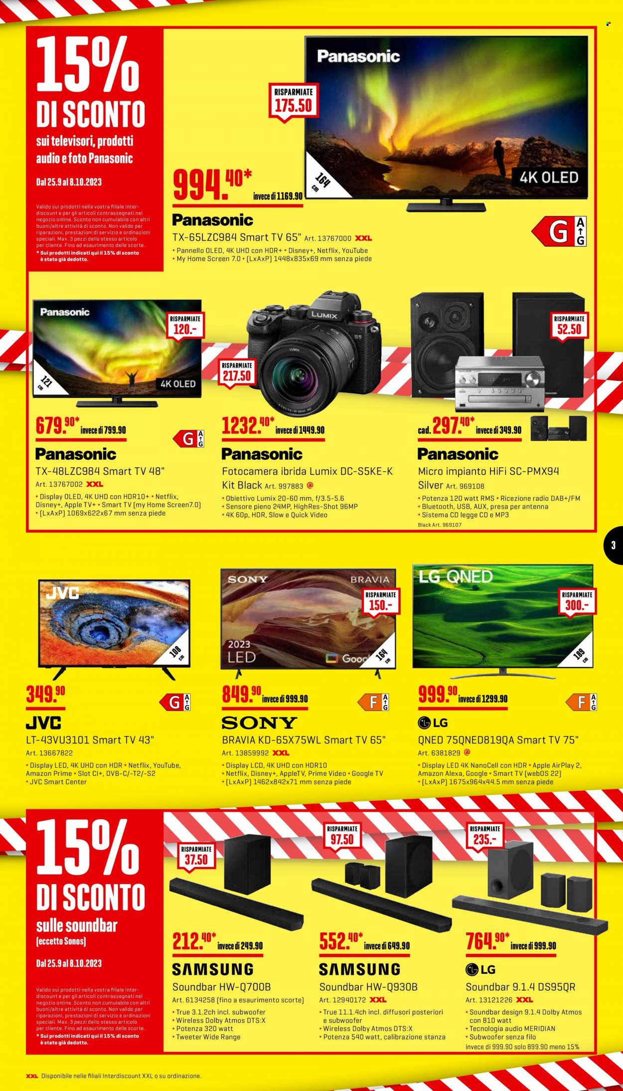 Volantino Interdiscount - 25.9.2023 - 8.10.2023. Pagina 3