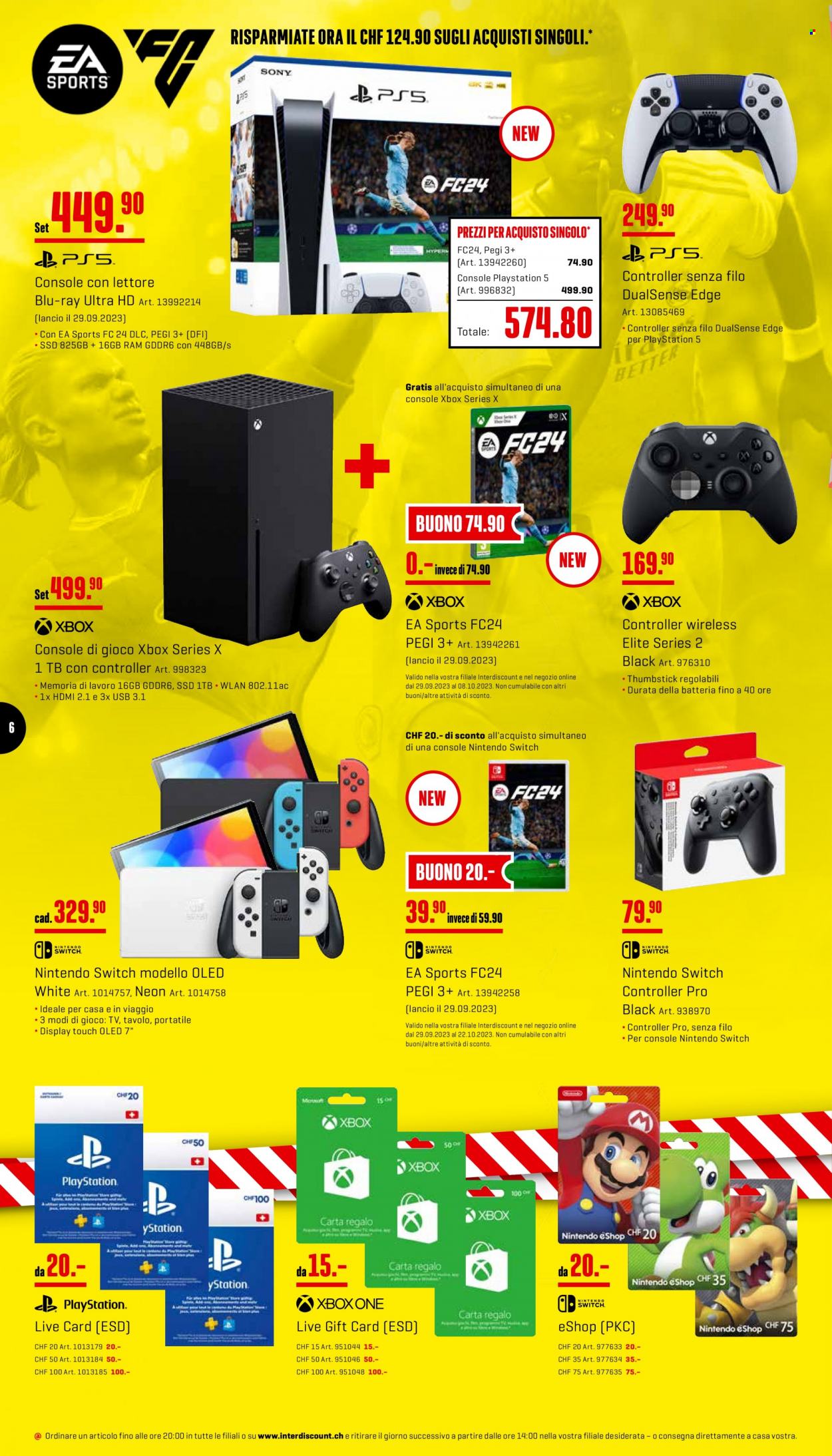 Volantino Interdiscount - 25.9.2023 - 8.10.2023. Pagina 6