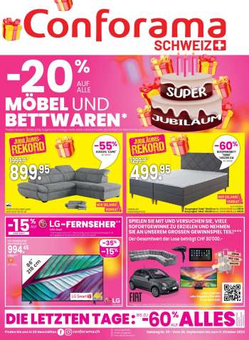Catalogue Conforama - 26.9.2023 - 9.10.2023.