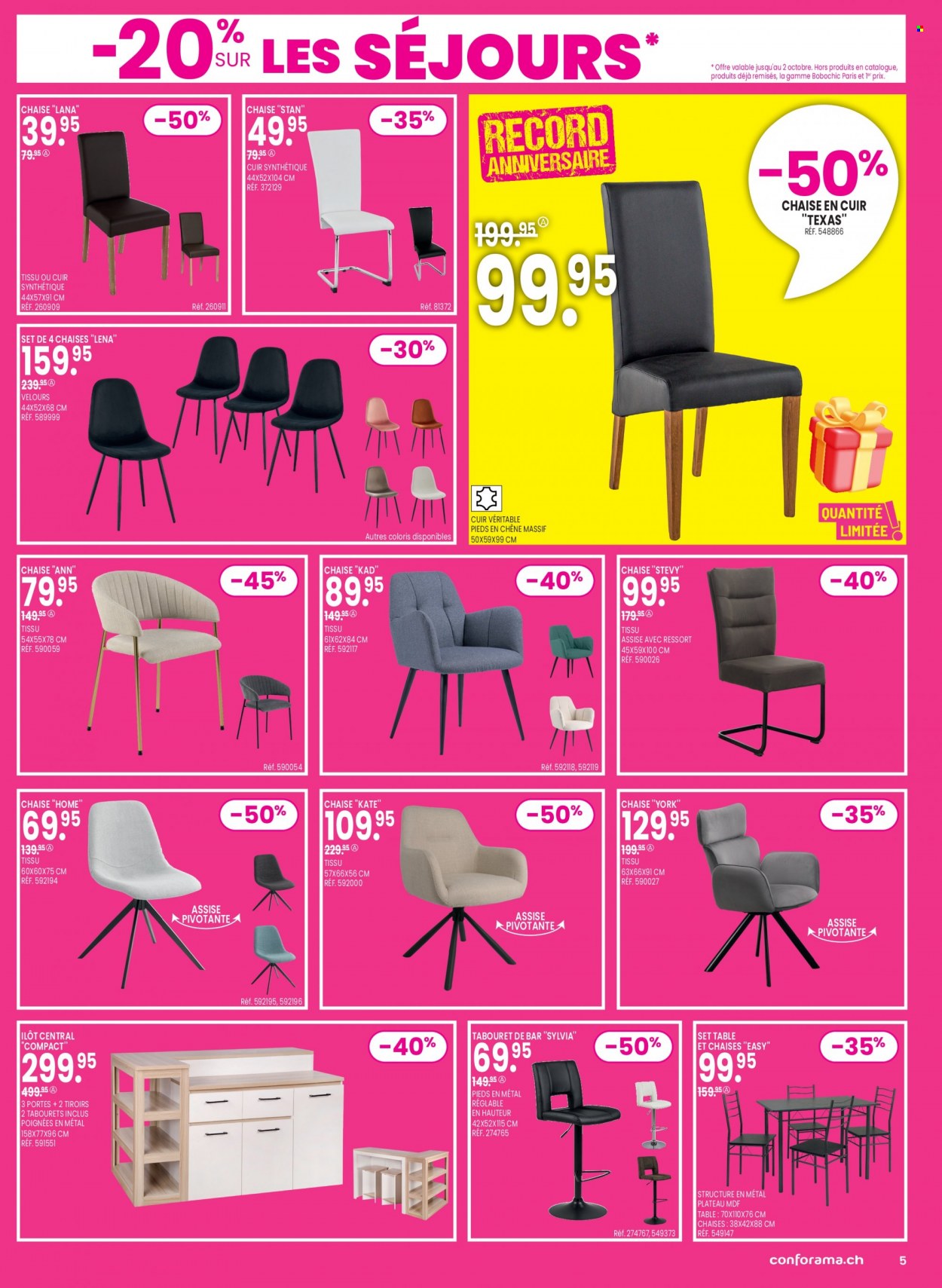 Catalogue Conforama - 26.9.2023 - 9.10.2023. Page 5