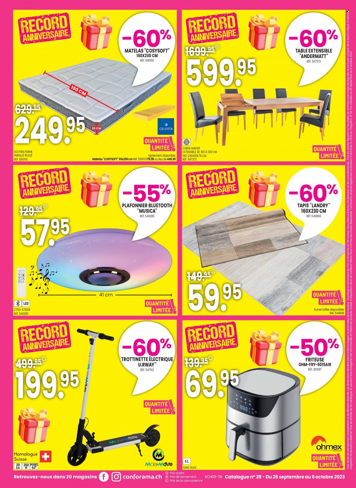 Catalogue Conforama - 26.9.2023 - 9.10.2023. Page 16