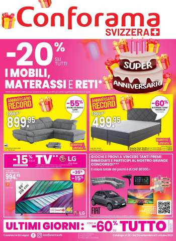Prospekte Conforama - 26.9.2023 - 9.10.2023.