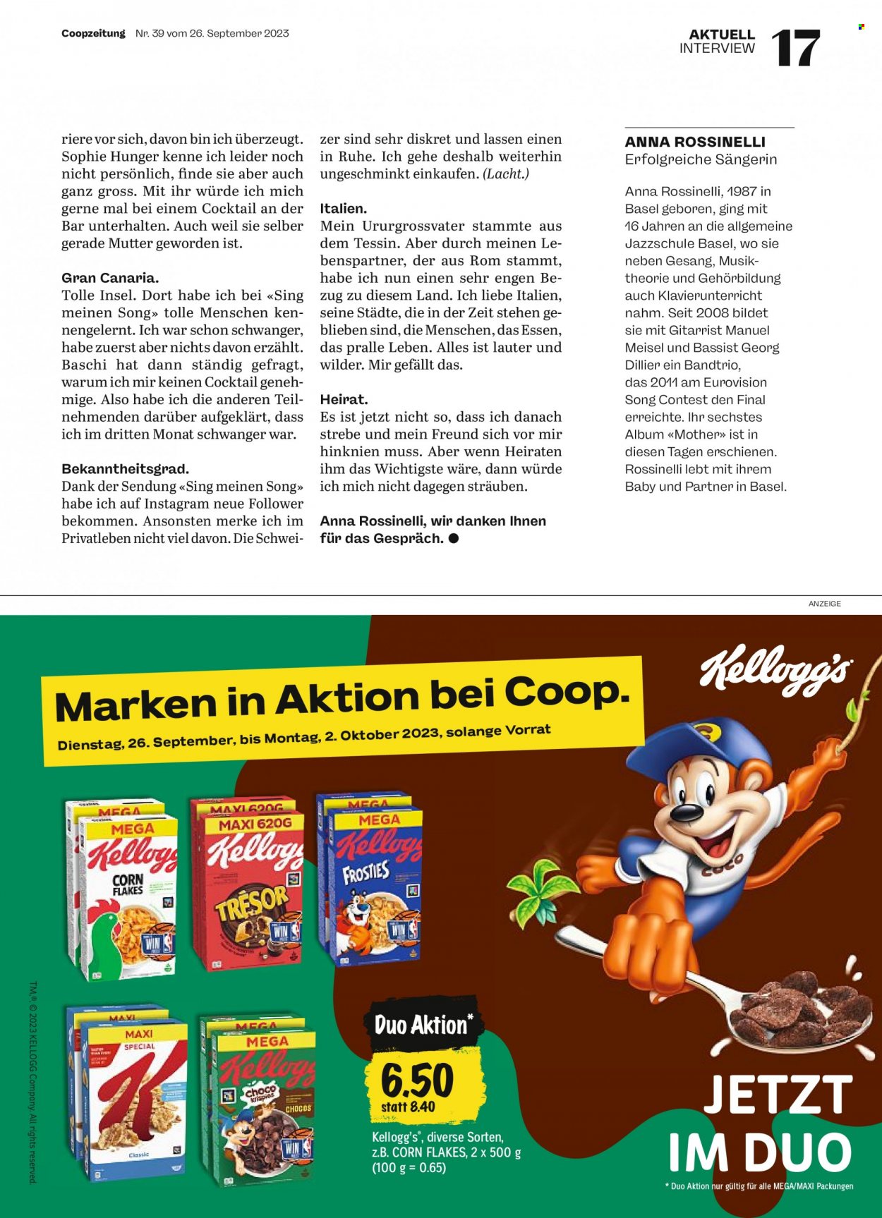 Prospekt Coop - 26.9.2023 - 2.10.2023. Seite 17