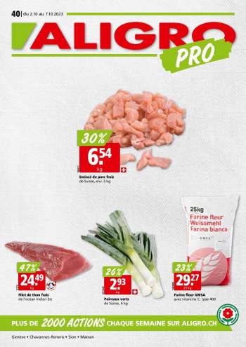 Volantino ALIGRO - 2.10.2023 - 7.10.2023.