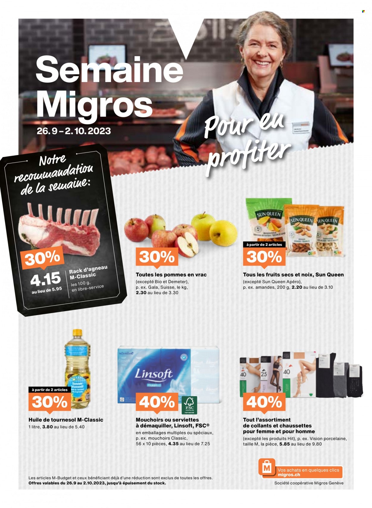 Volantino Migros - 26.9.2023 - 2.10.2023. Pagina 1
