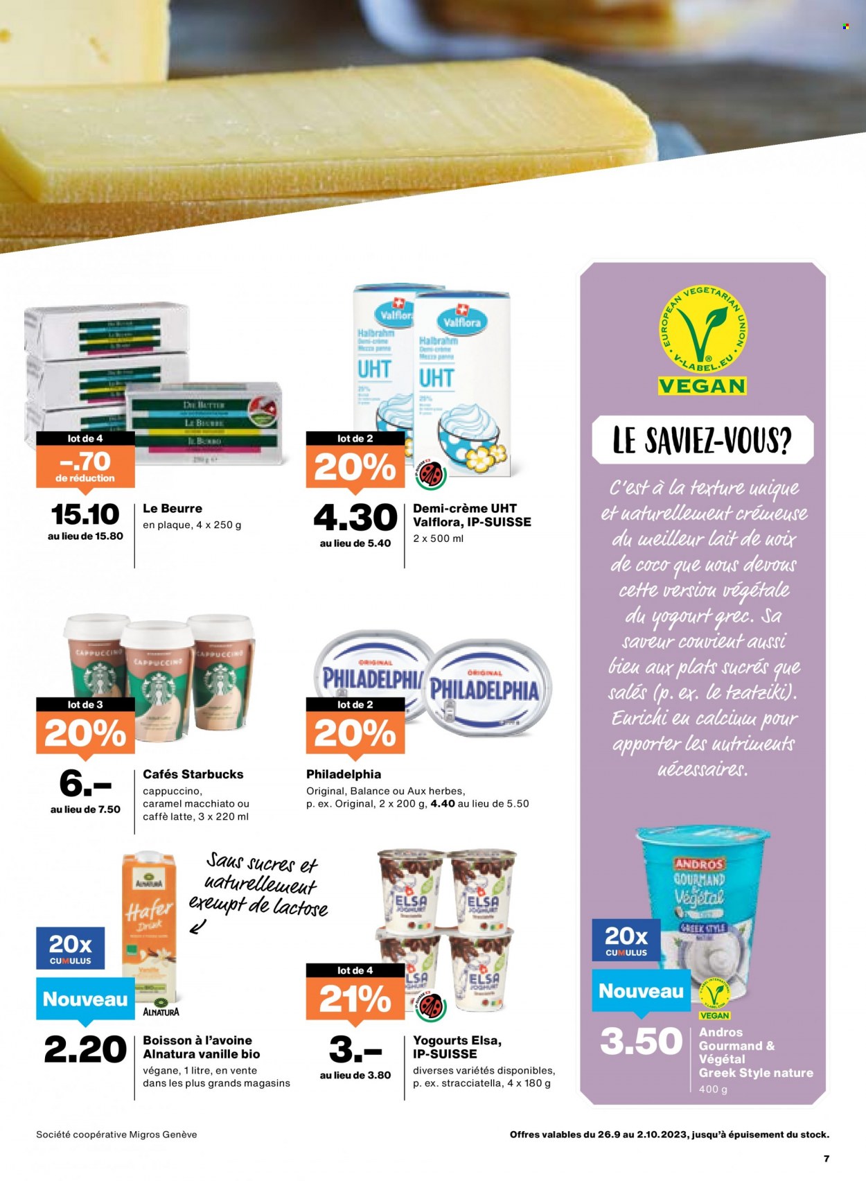 Volantino Migros - 26.9.2023 - 2.10.2023. Pagina 7