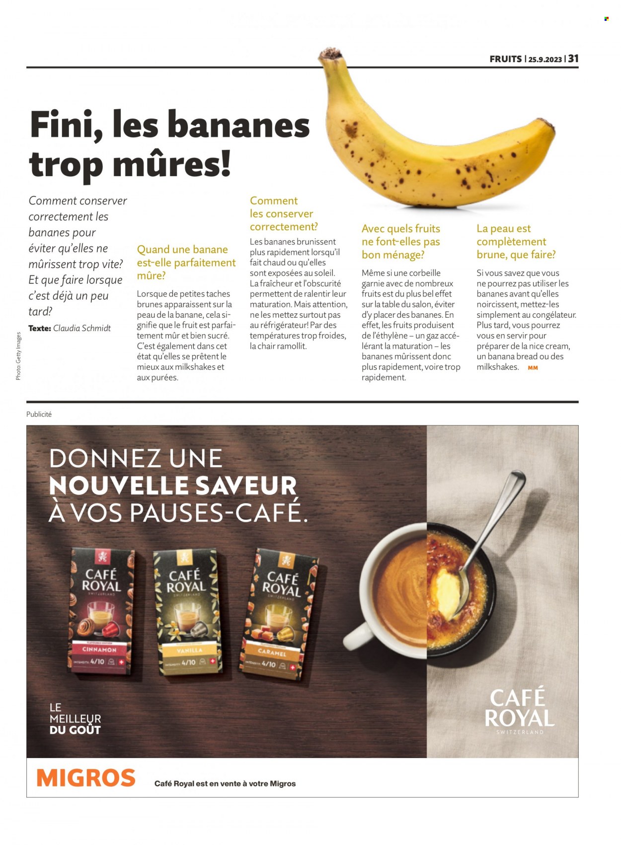Catalogue Migros - 25.9.2023 - 1.10.2023. Page 31
