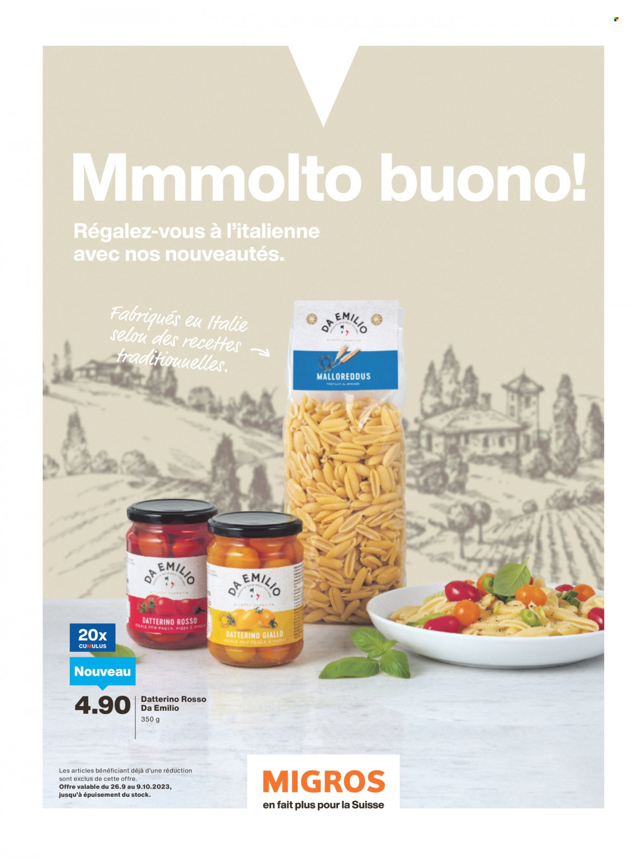 Catalogue Migros - 25.9.2023 - 1.10.2023. Page 58