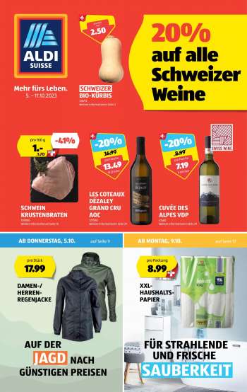 Prospekte Aldi - 5.10.2023 - 11.10.2023.