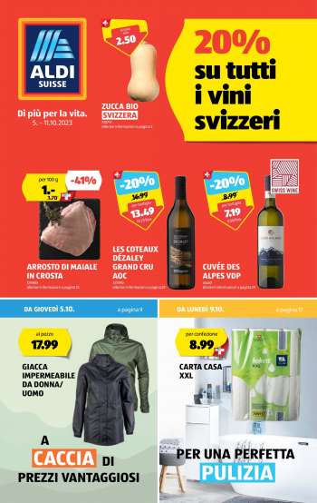 Volantino Aldi - 5.10.2023 - 11.10.2023.