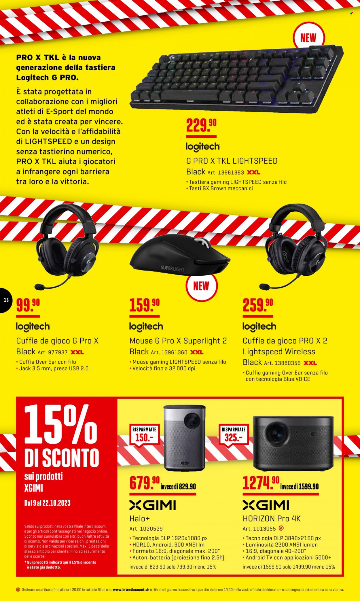 Catalogue Interdiscount - 9.10.2023 - 22.10.2023. Page 16