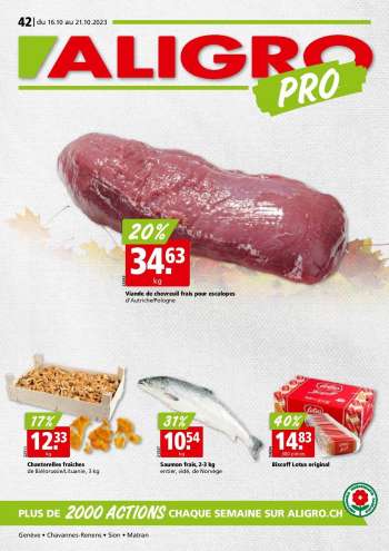 Volantino ALIGRO - 16.10.2023 - 21.10.2023.