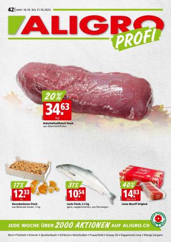 Prospekte ALIGRO - 16.10.2023 - 21.10.2023.