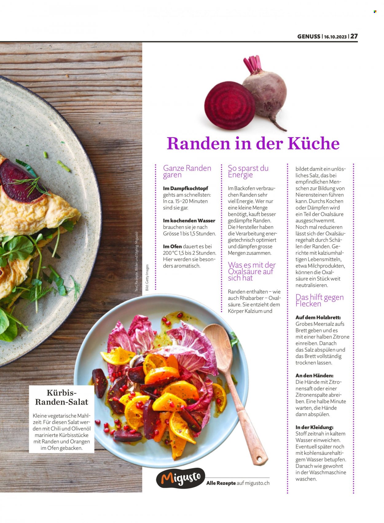 Prospekt Migros - 16.10.2023 - 22.10.2023. Seite 27