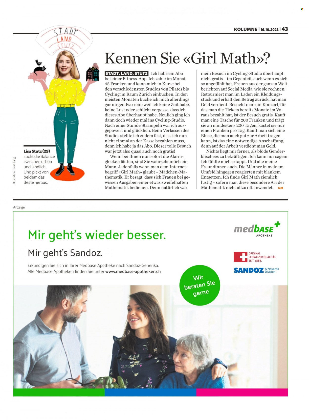 Prospekt Migros - 16.10.2023 - 22.10.2023. Seite 43