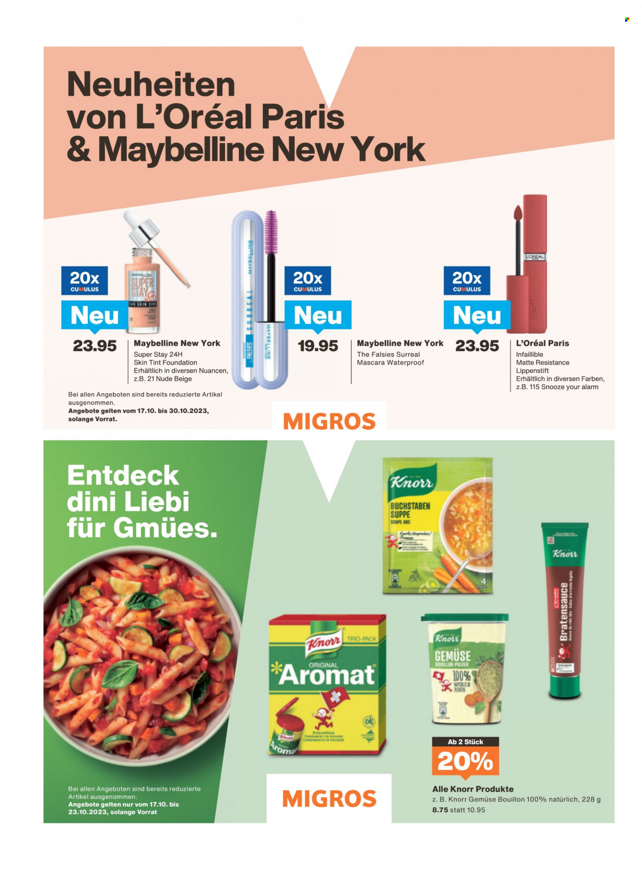 Prospekt Migros - 16.10.2023 - 22.10.2023. Seite 60