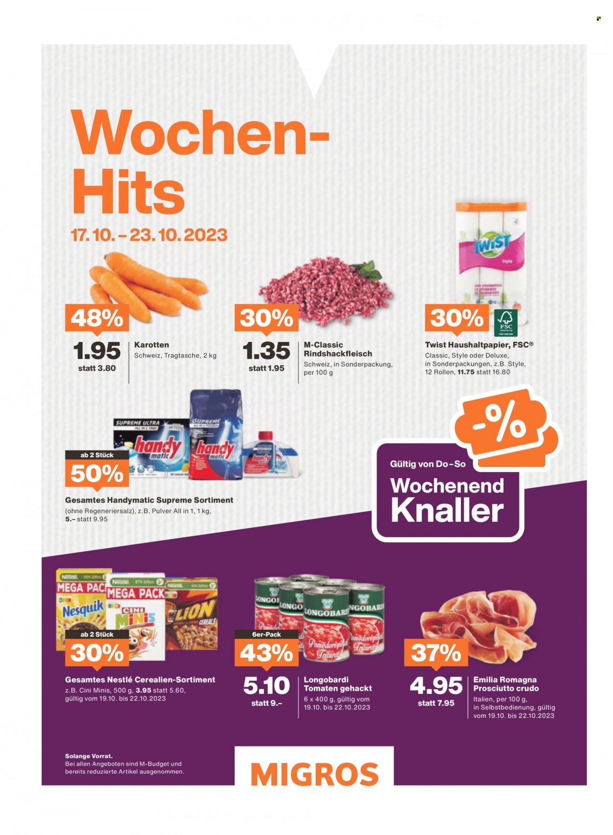 Prospekt Migros - 16.10.2023 - 22.10.2023. Seite 64