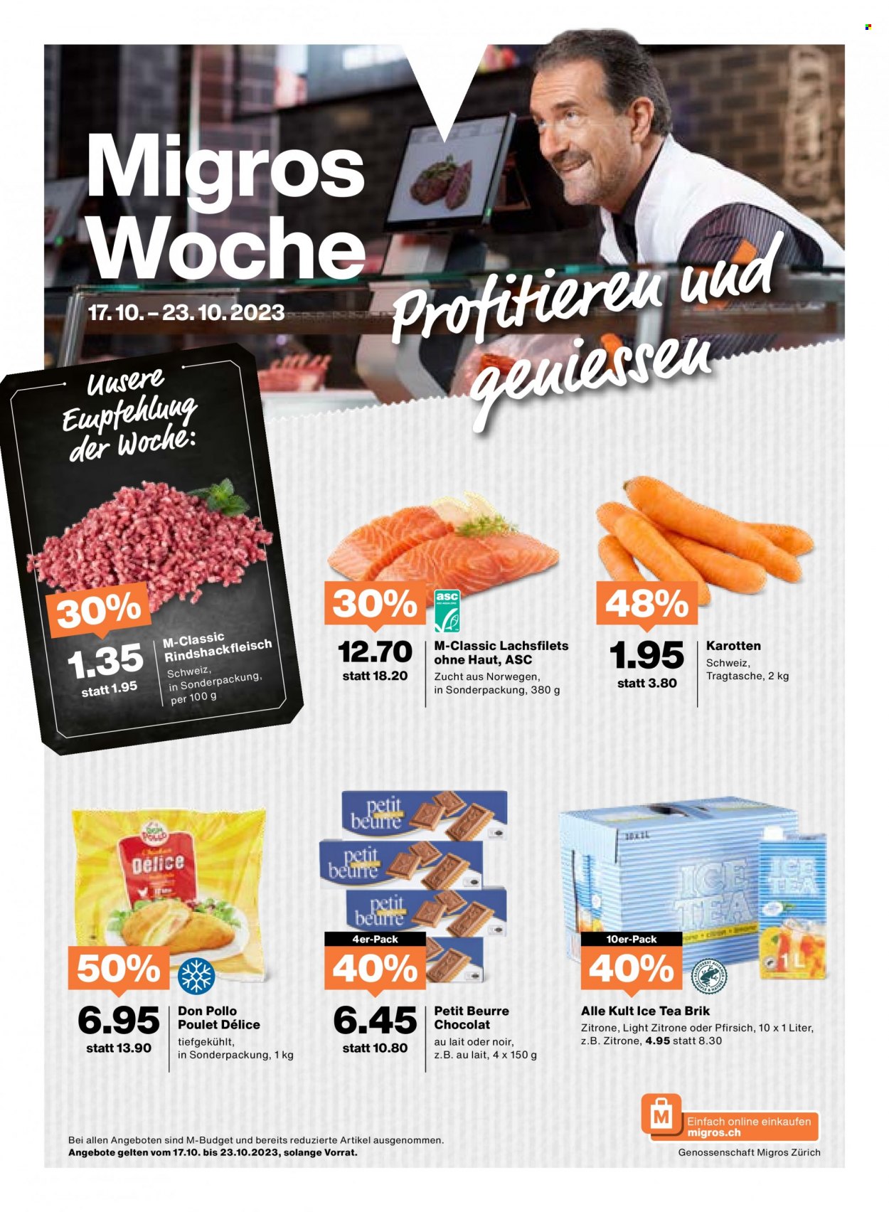 Prospekt Migros - 17.10.2023 - 23.10.2023. Seite 1