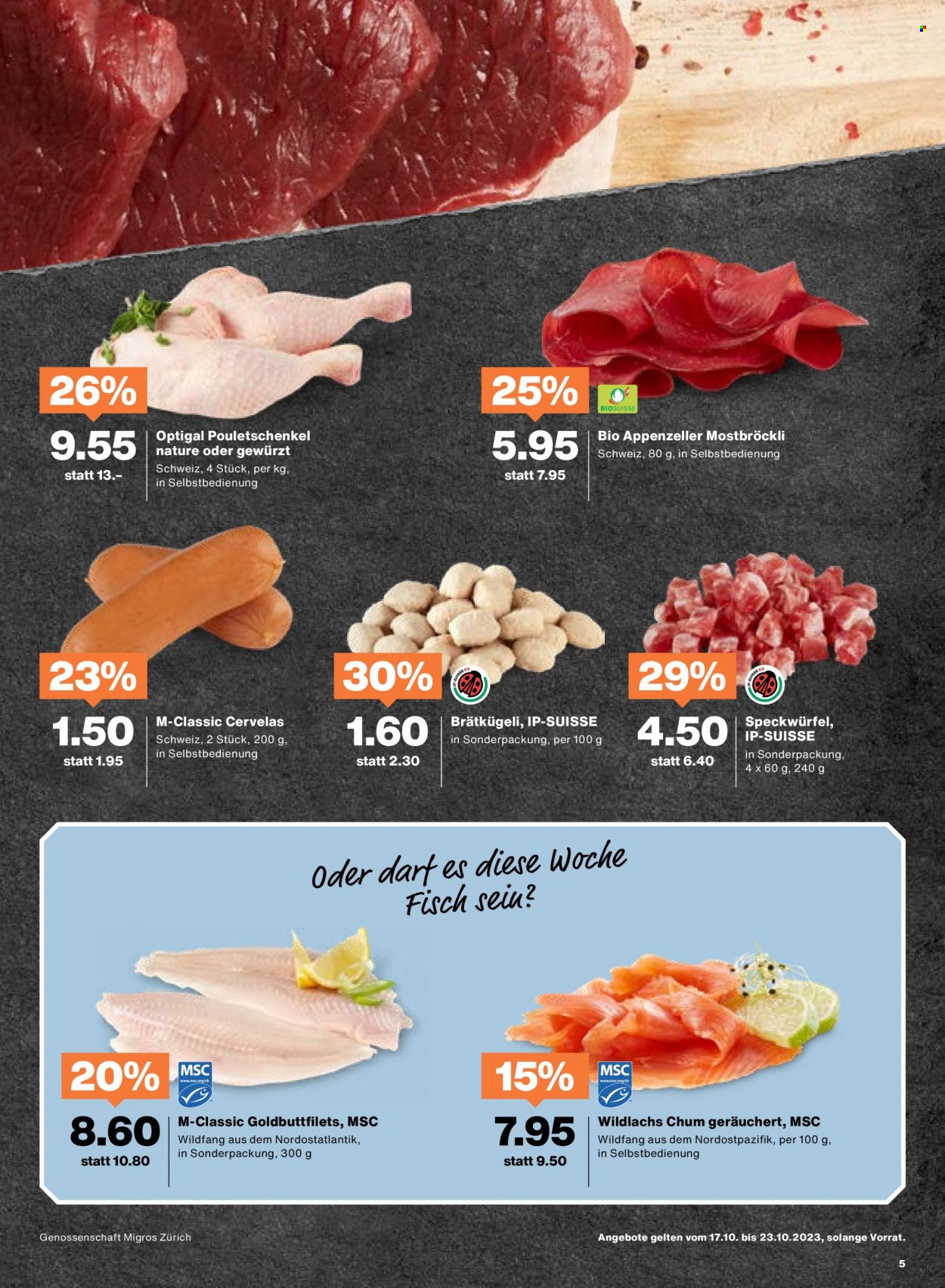 Prospekt Migros - 17.10.2023 - 23.10.2023. Seite 5
