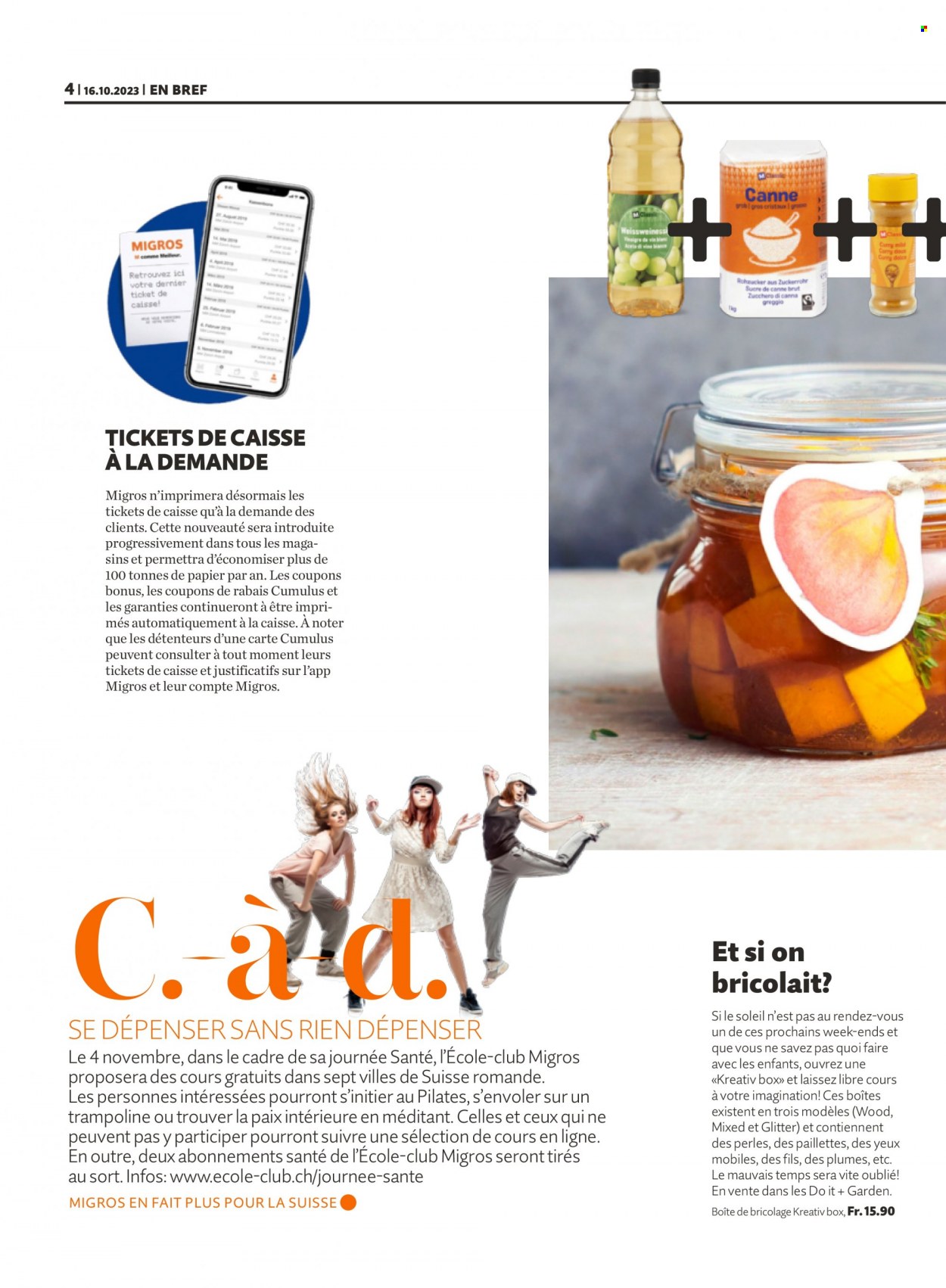 Prospekt Migros - 16.10.2023 - 22.10.2023. Seite 4