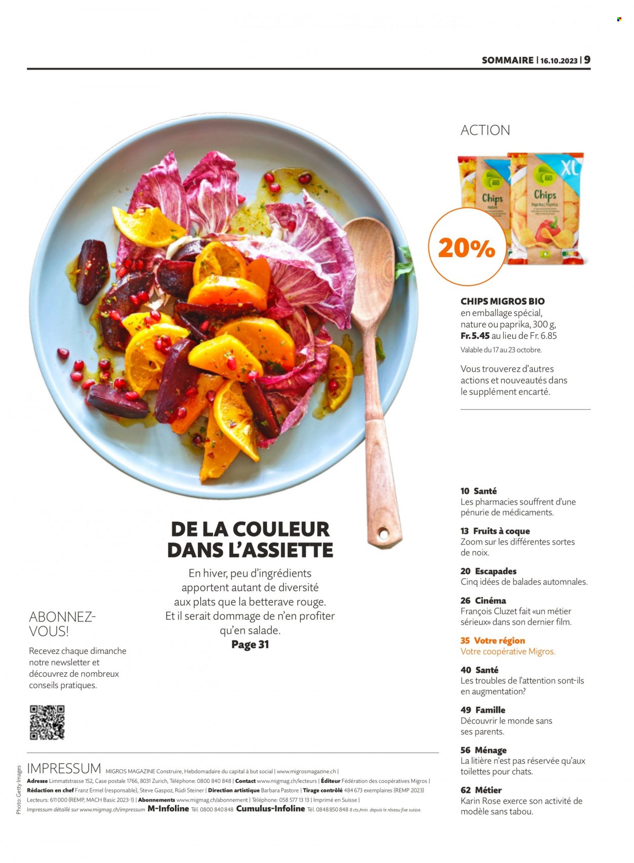 Prospekt Migros - 16.10.2023 - 22.10.2023. Seite 9