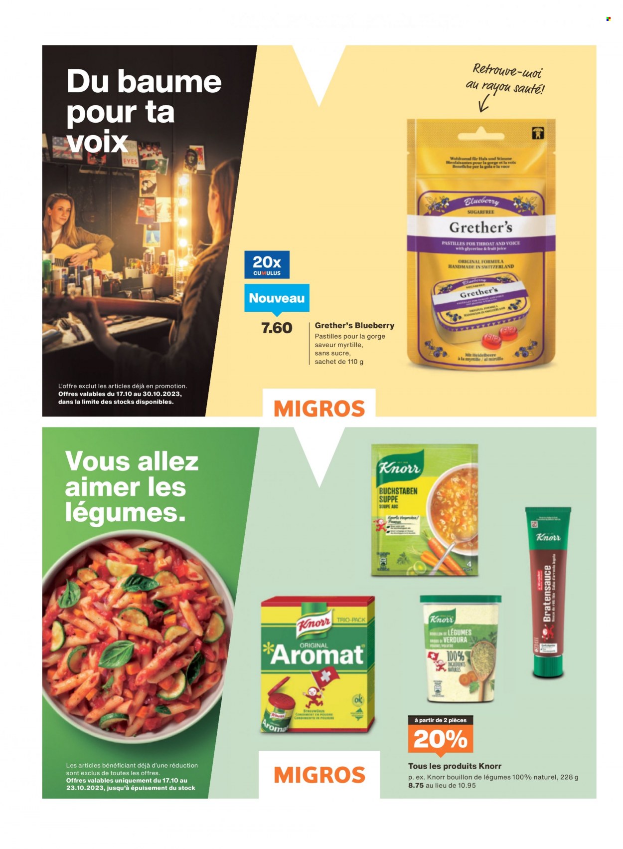 Prospekt Migros - 16.10.2023 - 22.10.2023. Seite 30