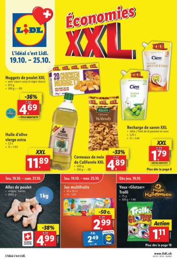 Prospekte Lidl - 19.10.2023 - 25.10.2023.