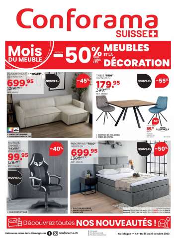 Catalogue Conforama - 17.10.2023 - 23.10.2023.