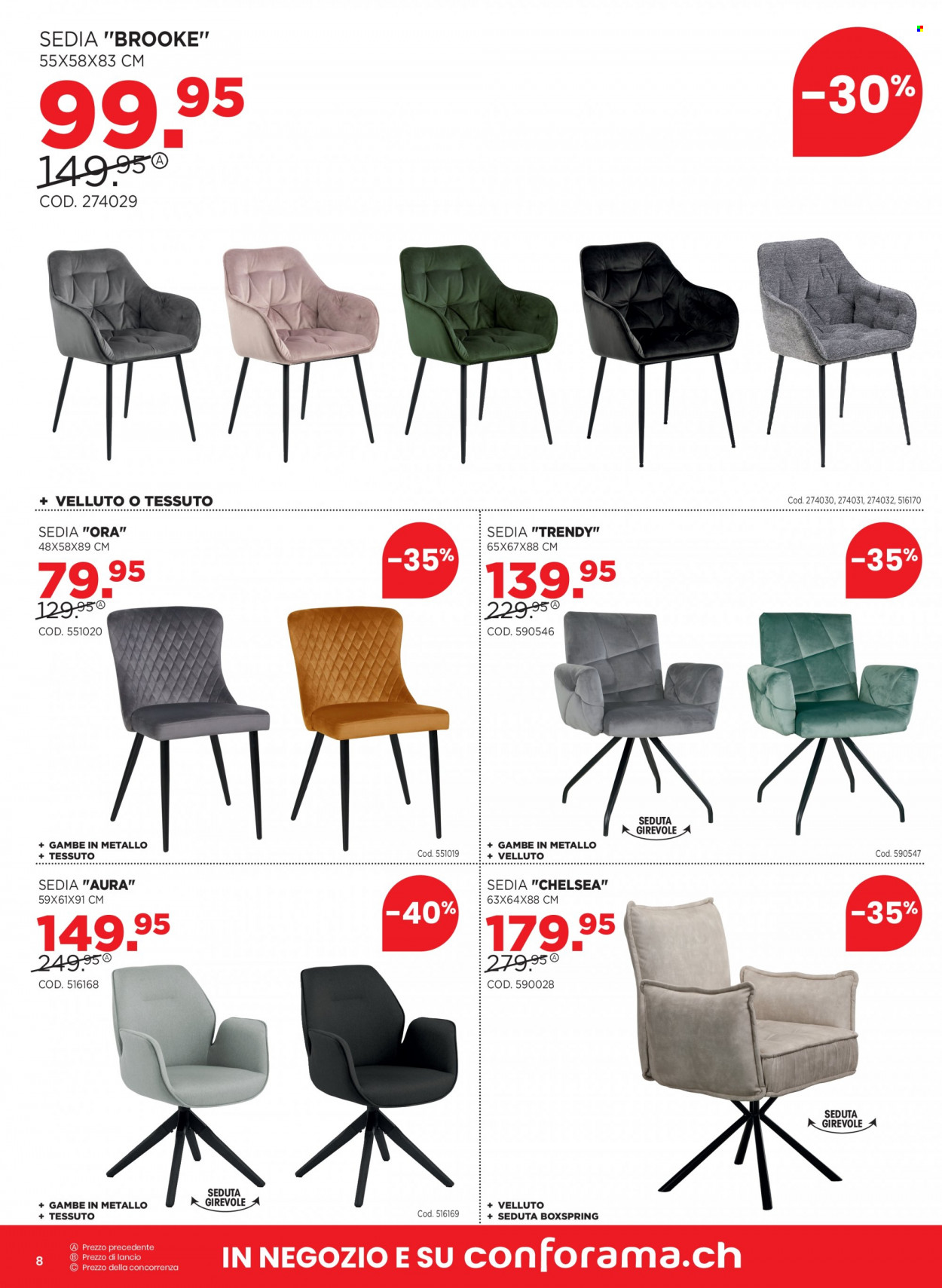 Volantino Conforama - 17.10.2023 - 23.10.2023. Pagina 8