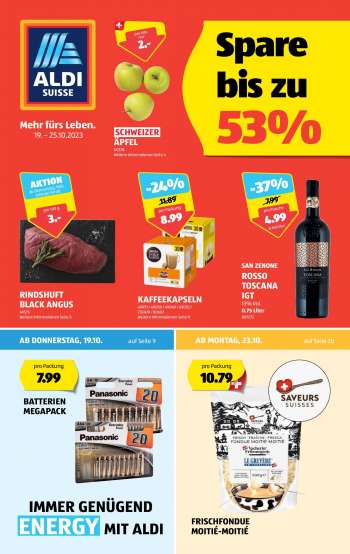 Prospekte Aldi - 19.10.2023 - 25.10.2023.