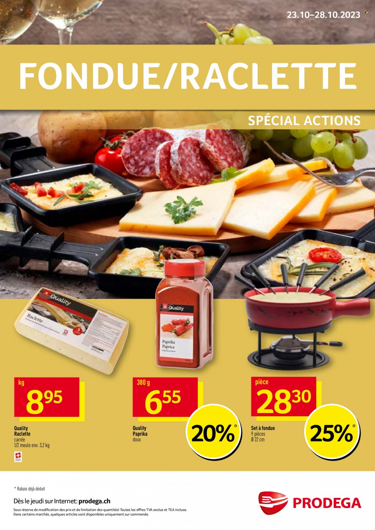Catalogue Prodega - 23.10.2023 - 28.10.2023. Page 1