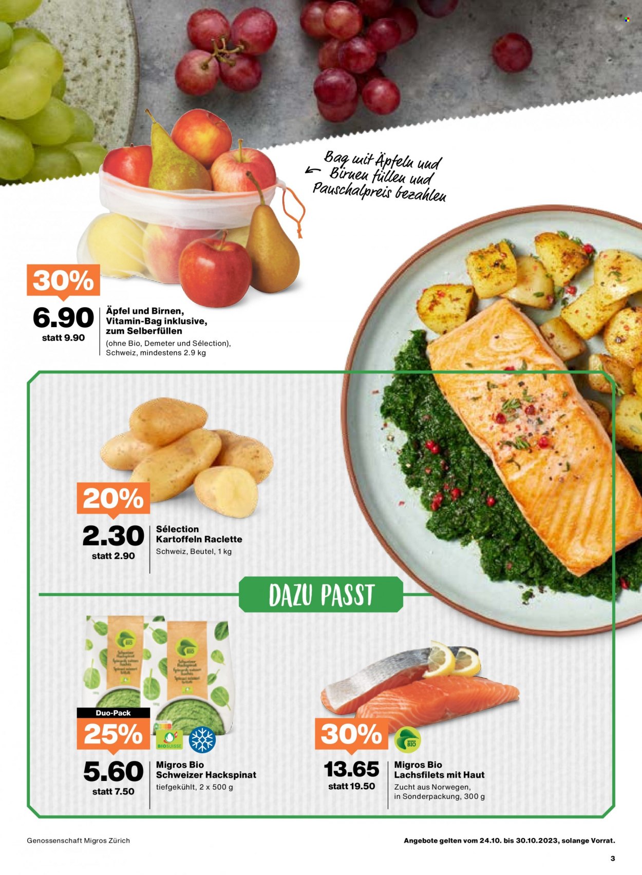 Prospekt Migros - 24.10.2023 - 30.10.2023. Seite 3