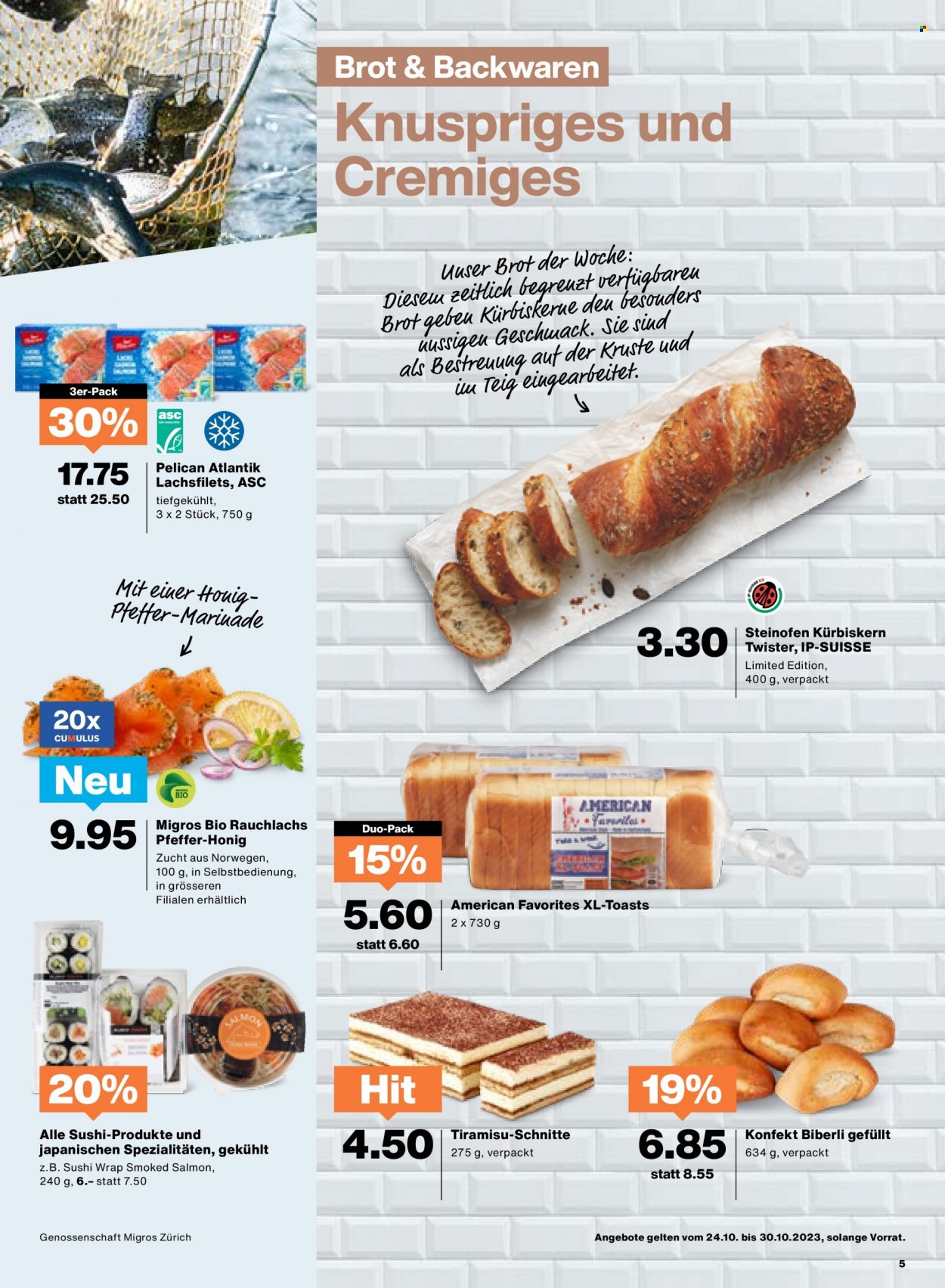 Prospekt Migros - 24.10.2023 - 30.10.2023. Seite 5
