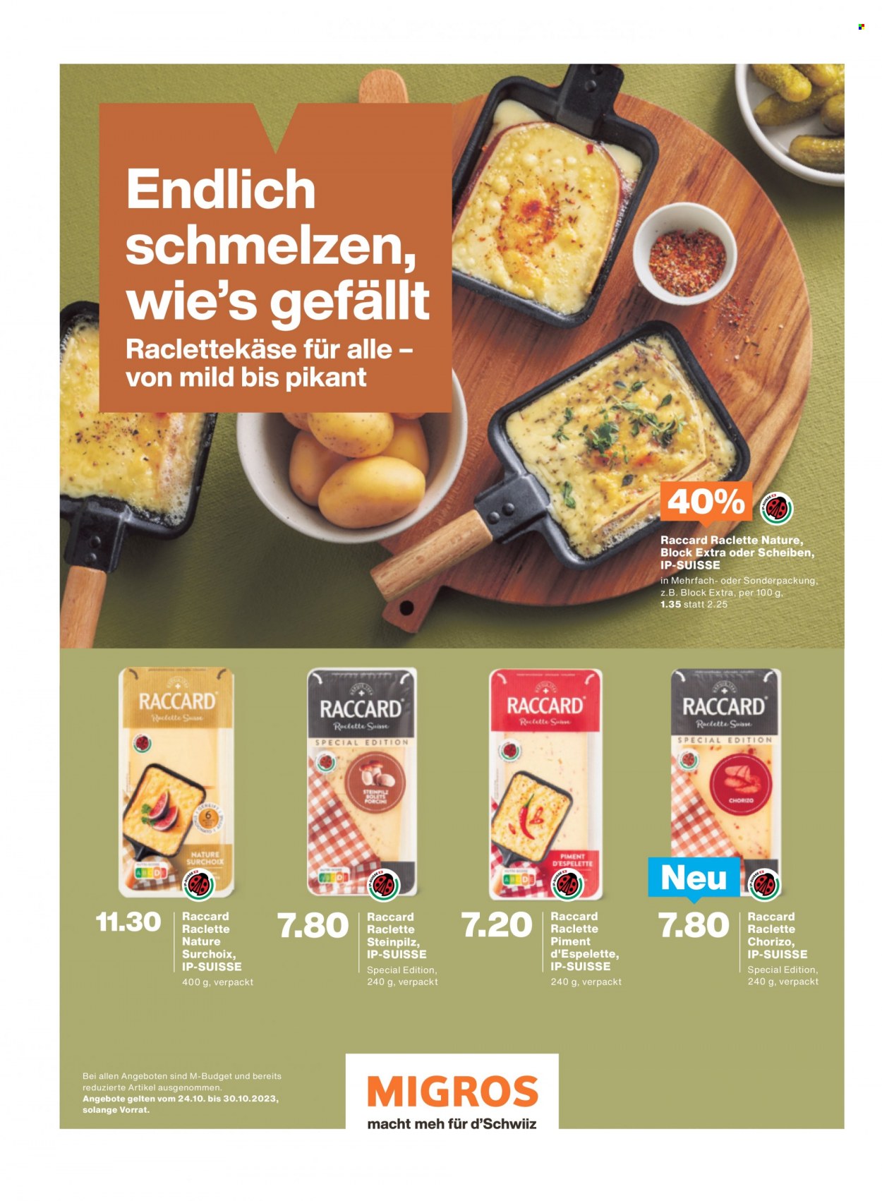 Prospekt Migros - 23.10.2023 - 29.10.2023. Seite 8