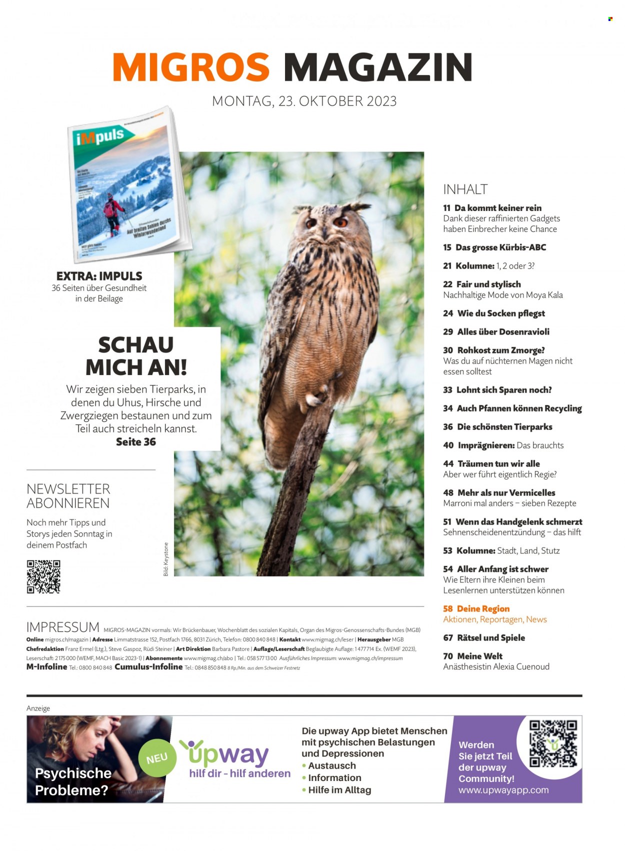 Prospekt Migros - 23.10.2023 - 29.10.2023. Seite 9