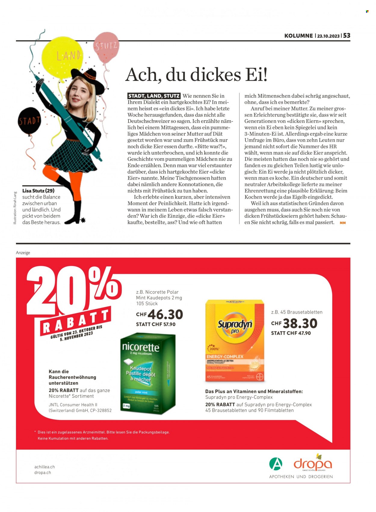 Prospekt Migros - 23.10.2023 - 29.10.2023. Seite 53