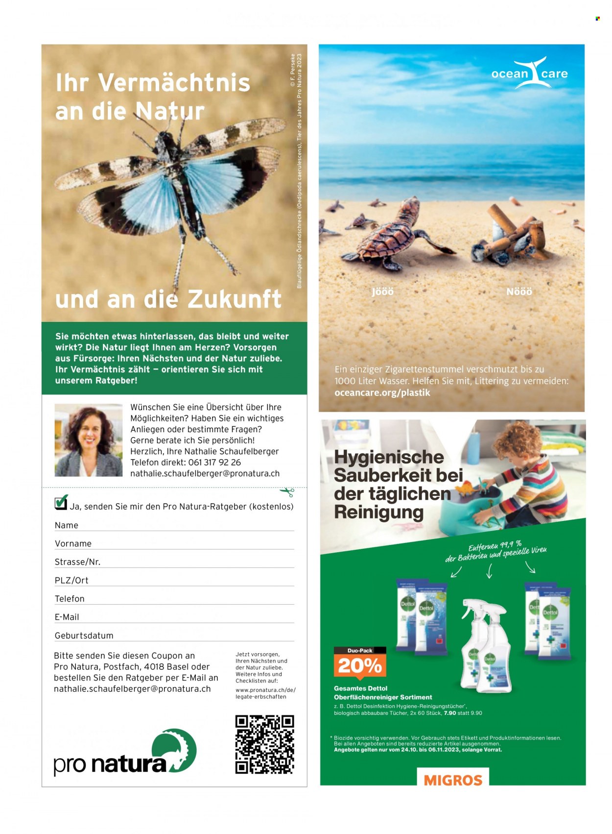 Prospekt Migros - 23.10.2023 - 29.10.2023. Seite 56