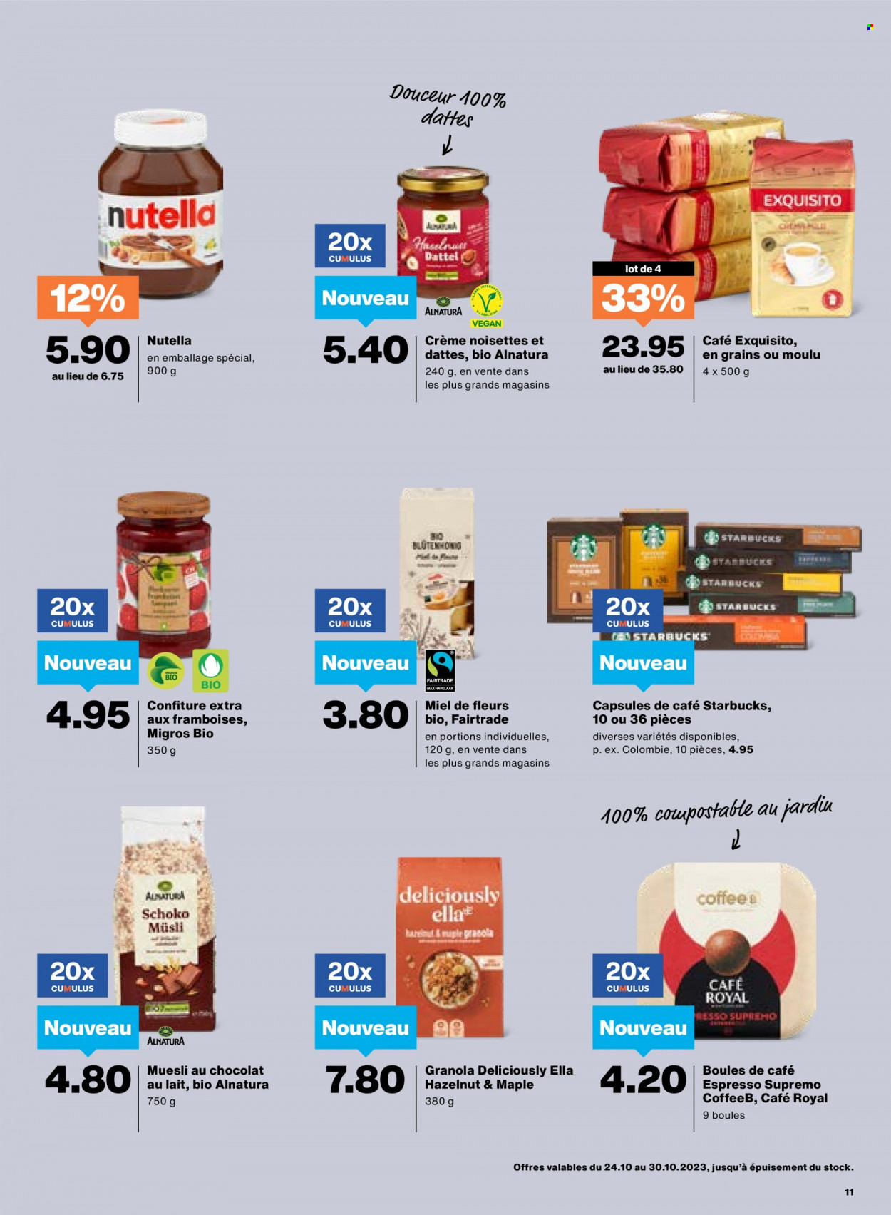 Prospekt Migros - 24.10.2023 - 30.10.2023. Seite 11