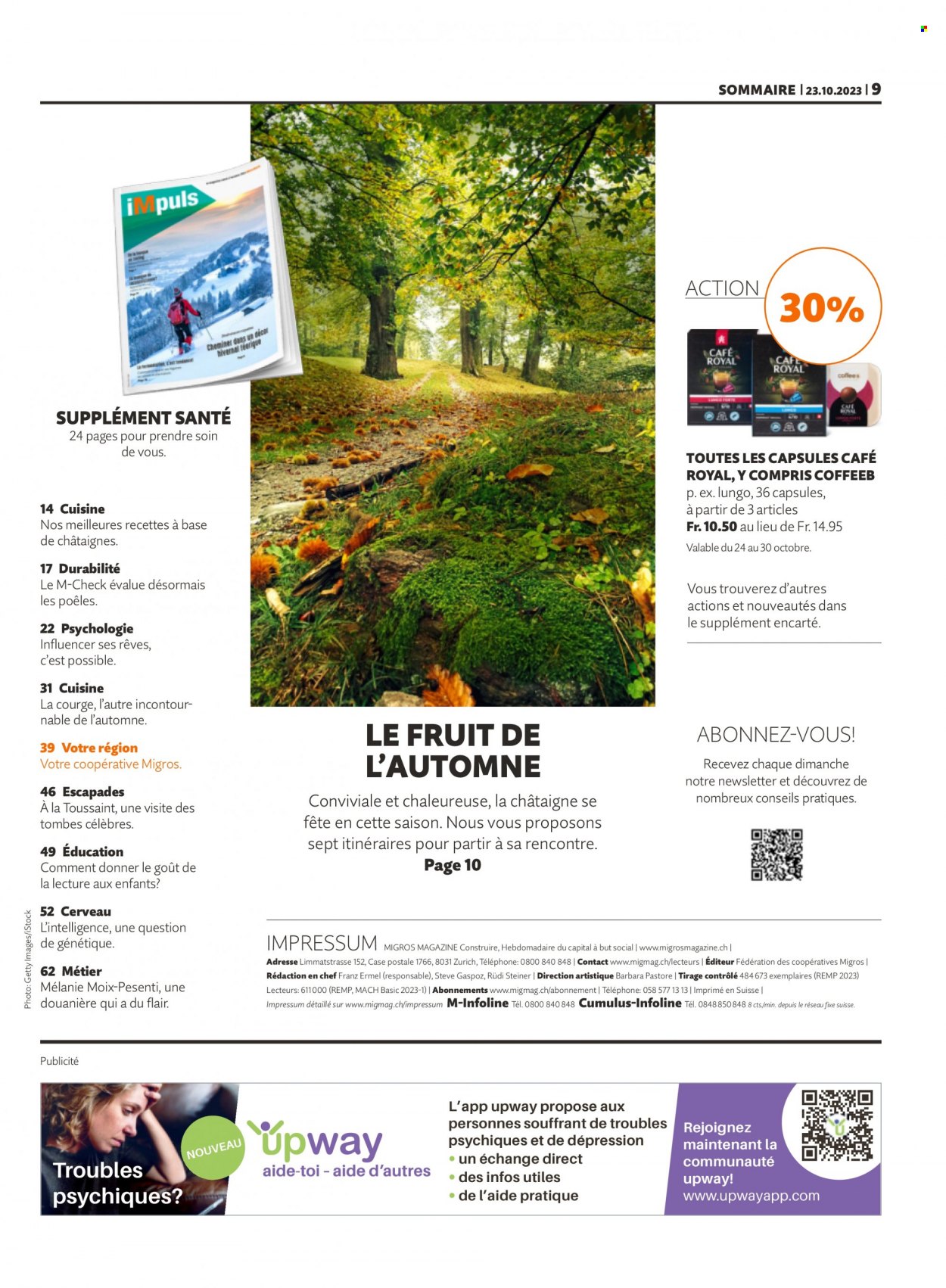 Prospekt Migros - 23.10.2023 - 29.10.2023. Seite 9